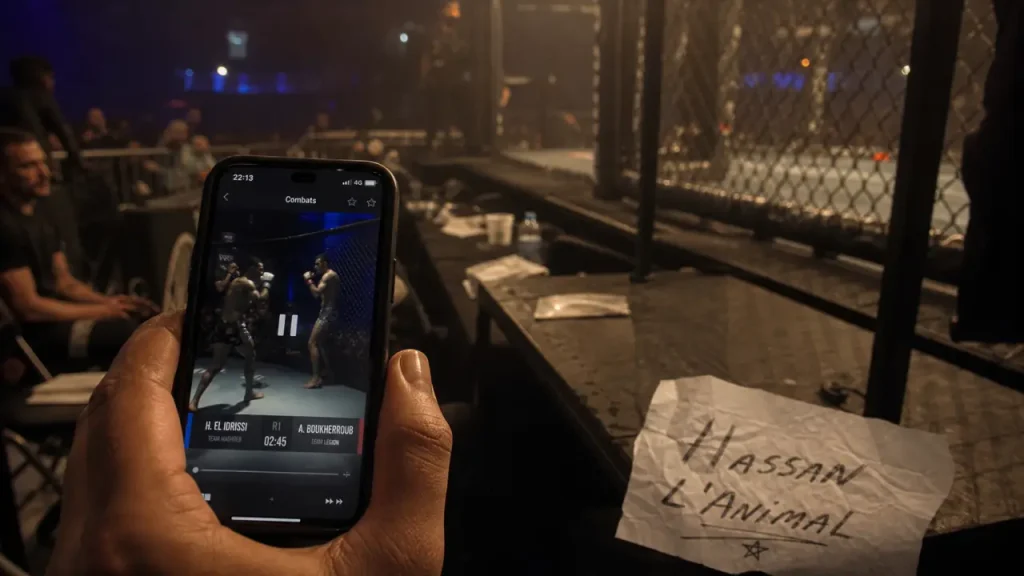 Combat mma hassan à la cage, Hassan l’Animal, KOF 13