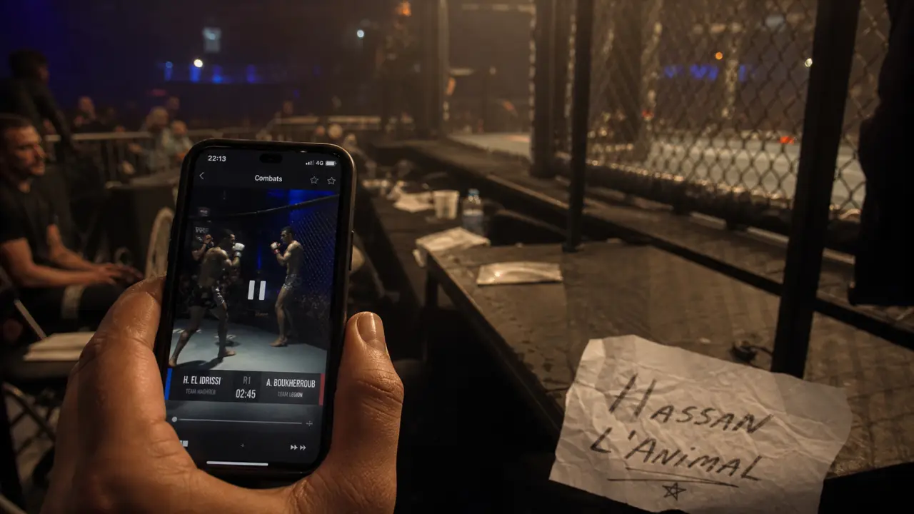 Combat mma hassan à la cage, Hassan l’Animal, KOF 13