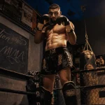 yassine boughanem combat mma en retour, combattant dans le ring