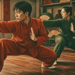 Arts martiaux en chine : wushu et quánfǎ en salle, enchaînement