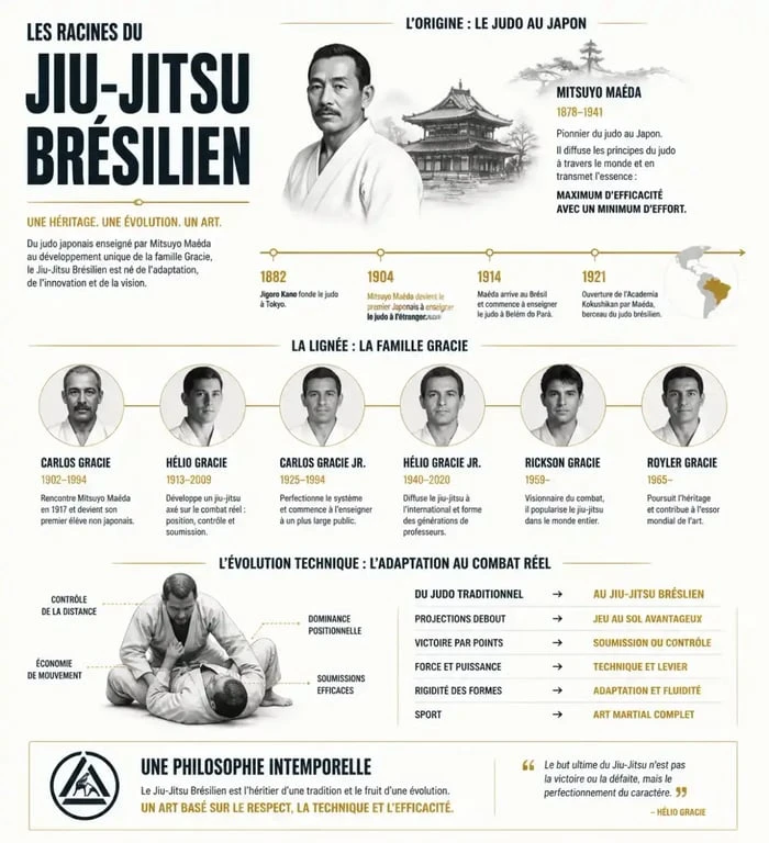 Histoire et origines du jiu-jitsu brésilien