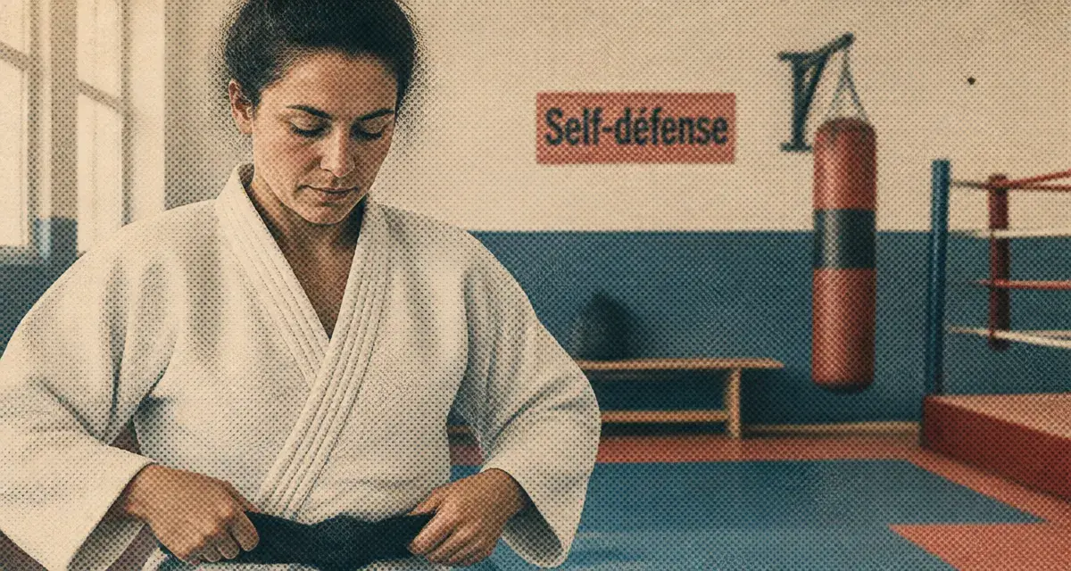 Sport de combat femme : judo self-défense en salle