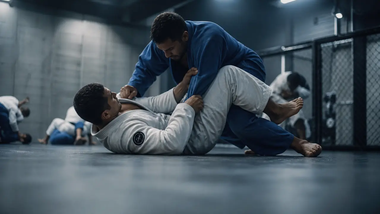 Sport jjb : combat au sol en gi, technique de grappling