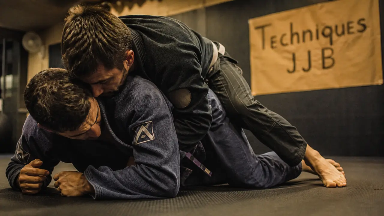 Technique jiu jitsu : sortie de side control en contrôle latéral
