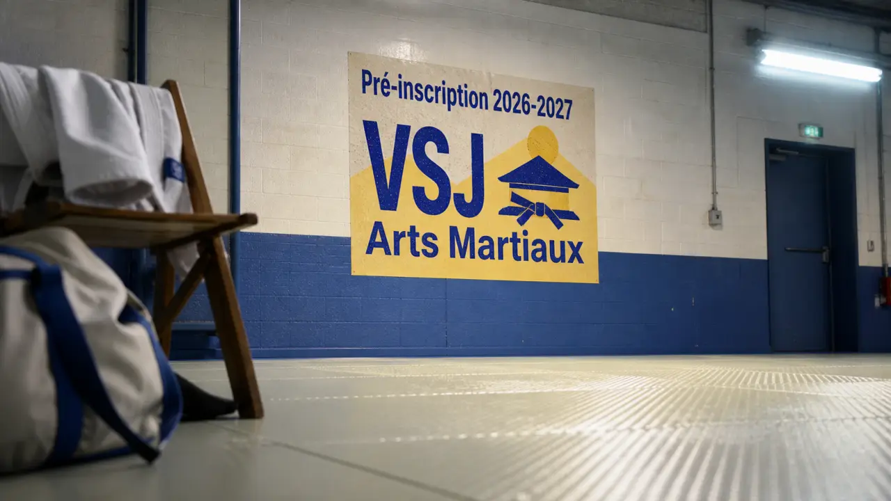 VSJ Arts Martiaux pré-inscription 2026-2027 judo dès 4 ans sur tatami